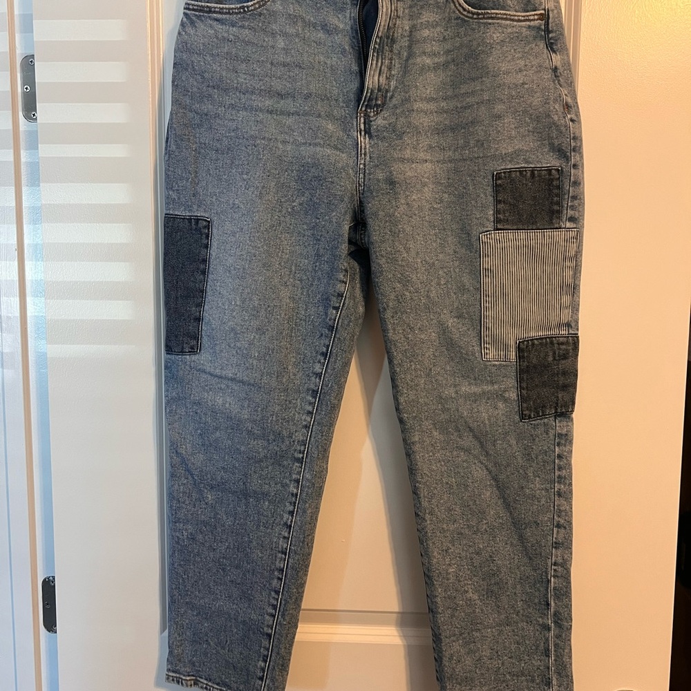 Sonoma Patchwork Boyfriend 14 Jeans
